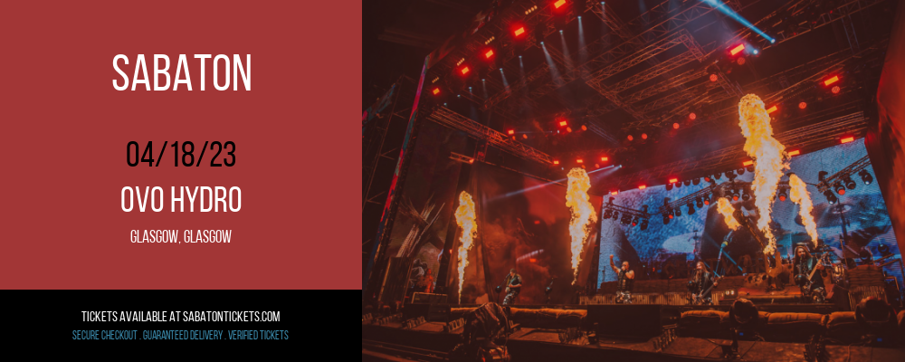 Sabaton at Sabaton Tickets tickets Sabaton at Sabaton Tickets